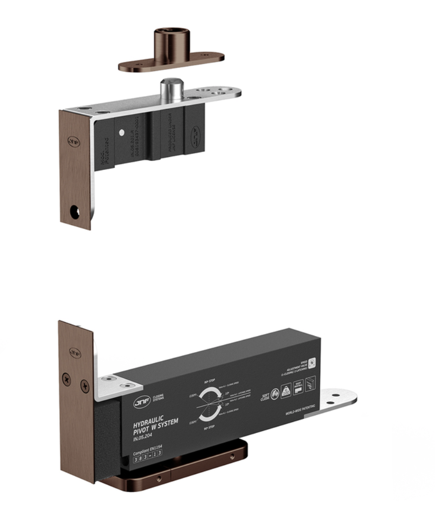 Heavy Duty Hydraulic Door Pivot With Soft-Stop | Jako Hardware